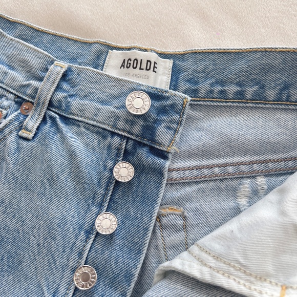 AGOLDE Parker Vintage Cut Off Jean Short - Picture 8 of 9